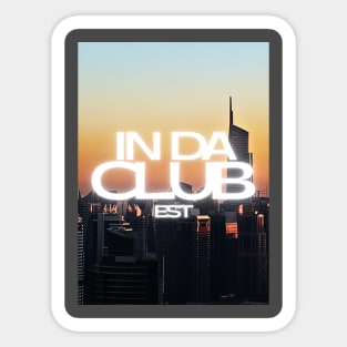 New York City #4 In da Club Sticker